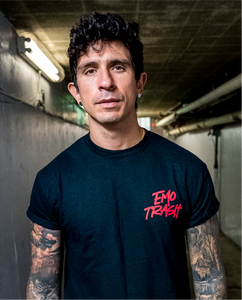 "EMO TRASH" BLACK T-SHIRT