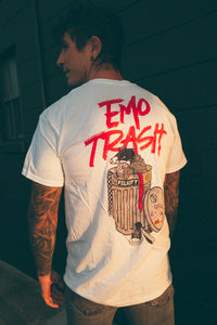 "EMO TRASH" WHITE T-SHIRT
