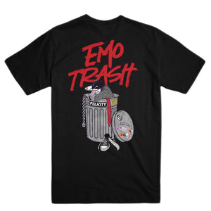 "EMO TRASH" BLACK T-SHIRT