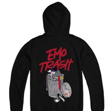 Load image into Gallery viewer, "EMO TRASH" ZIP UP HOODIE