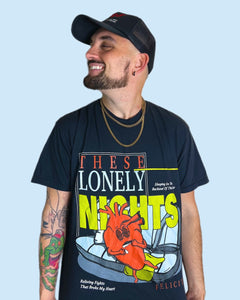 "Lonely Nights" Oversized Vintage Fit Tee (Exclusive Drop)